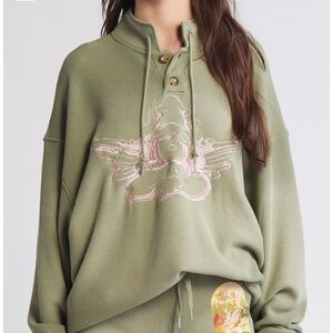 Boys Lie Heartstrings Henley Crewneck